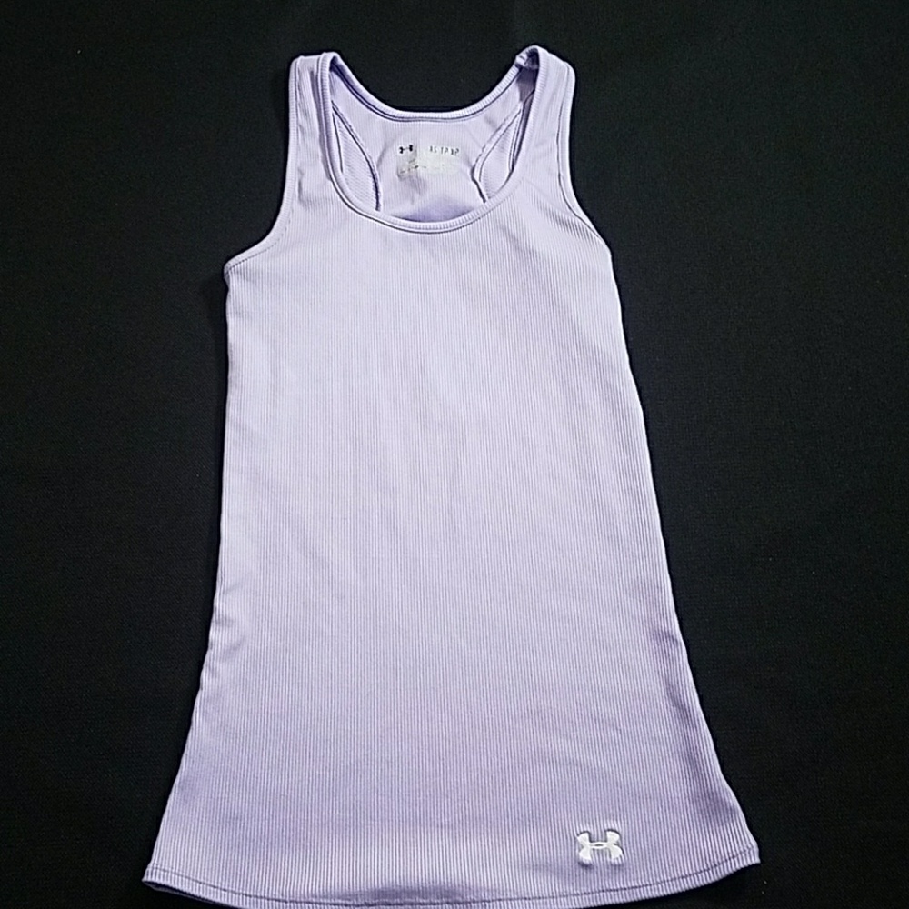 Under armour tank top heat gear purple